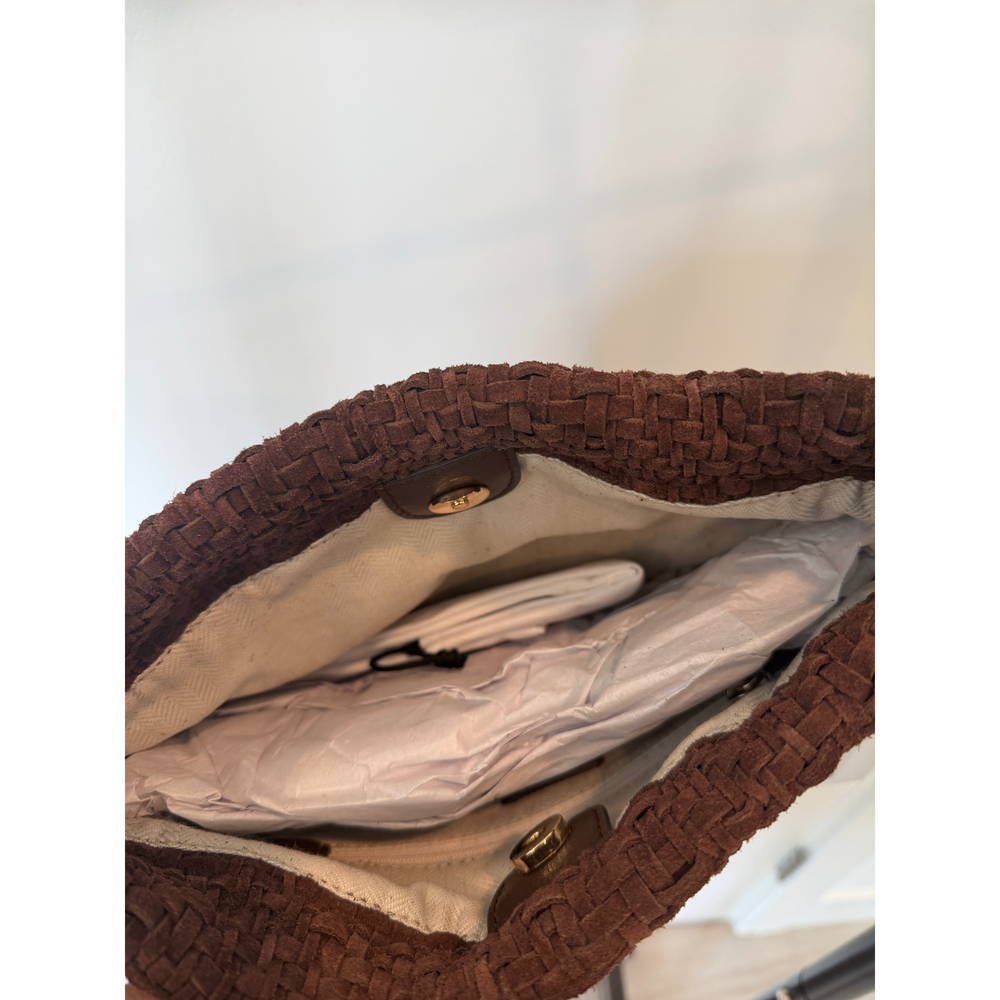 Aimee Kestenberg Fudge Woven Suede Bag in Brown - Picture 4 of 5